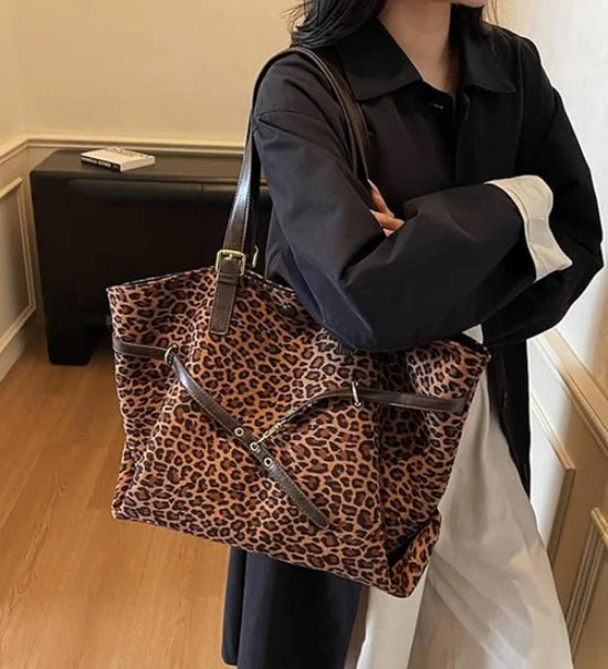 Leopard Print Tote Bag