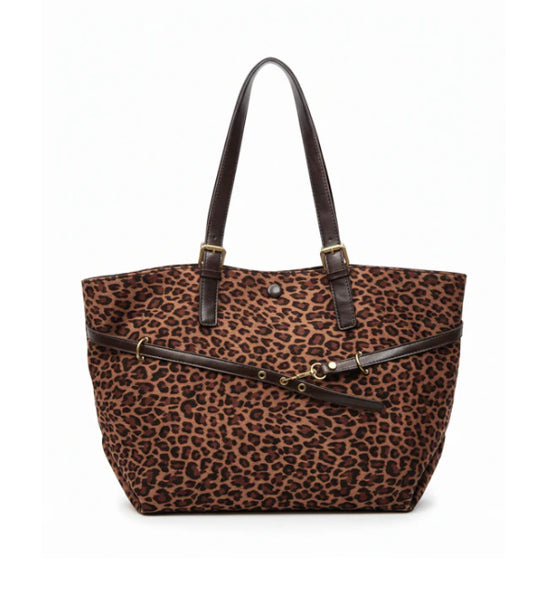Leopard Print Tote Bag