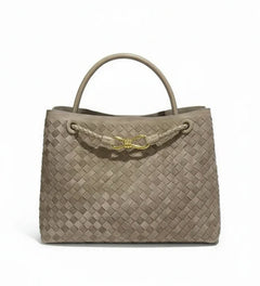 Reneè Faux Suede Tote Bag in Taupe