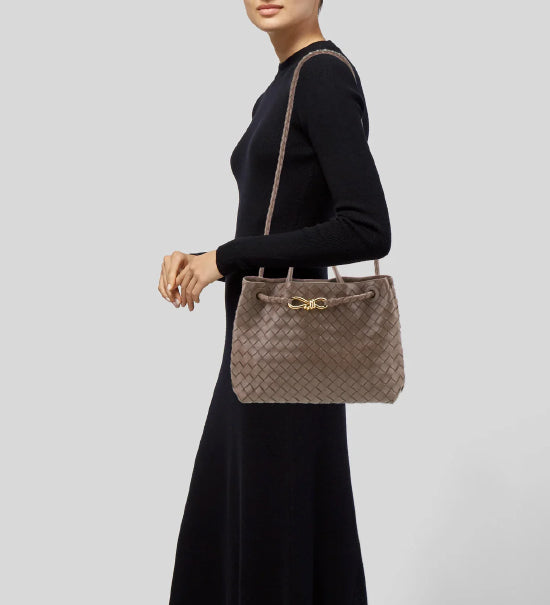 Reneè Faux Suede Tote Bag in Taupe